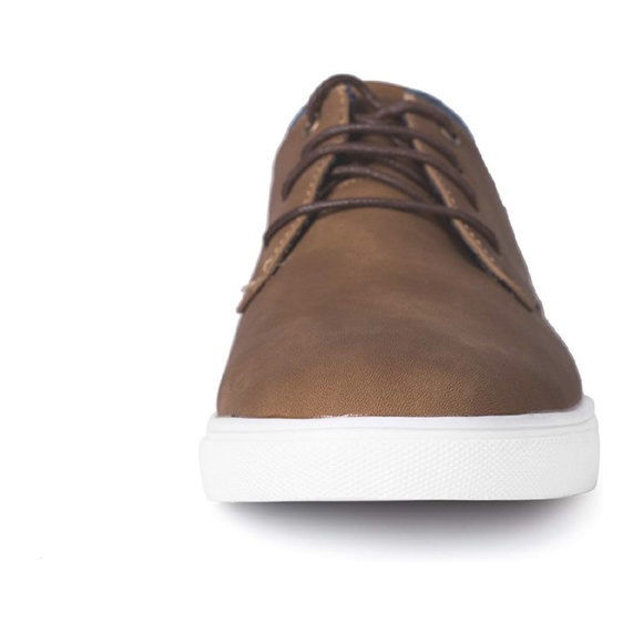 Men's Sneaker Flat Casual Shoes Brown - Picture 4 of 6